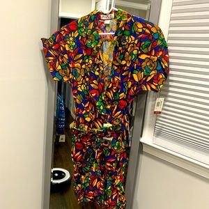 Floral pattern romper